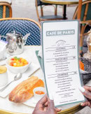 Menu Café de Paris - Extrait du menu