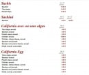 Menu Resto Fleg - La carte Japonaise