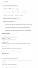 Carte et menu de Seulement Sea à Paris 6 — Les formules, apéritifs, ...