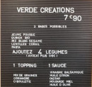 Menu Verde - Creations verde