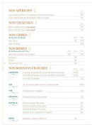 Menu A Table ! - Les apéritifs, cocktails et cidres,...