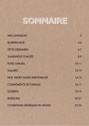 Menu Bert's - Sommaire