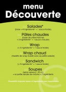 Menu Ankka - Le menu découverte