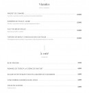 Menu Flora Danica - Les viandes