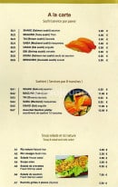 Menu Goo Sushi - Les sushis, sashimi et soupe salade 