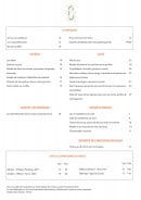 Menu Le Camondo - Les entrées, les plats ...