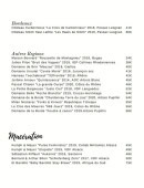 Menu Le Petit George - Les vins blancs suite et macération