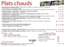 Menu Noon - Les plats chauds