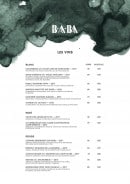 Menu B.A.BA - Les vins 
