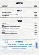 Menu Bistro 27 - Les burgers, tapas, ...