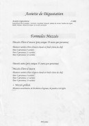 Menu Chez Sofia - Les assiettes et formules