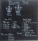 Menu La Petite Asie - Le buble teas