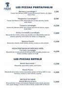 Menu Magnà - Les pizzas