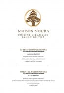 Menu Noura - Carte et menu Noura Paris 9