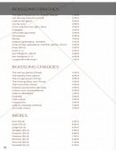 Menu Panasia - Les boissons et bières