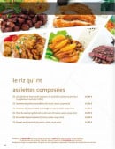 Menu Panasia - Les assiettes composées