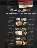Menu Panasia - Les bentos