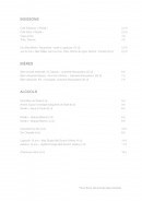 Menu Pastore - les boissons et bières