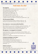 Menu Baranaan - La carte