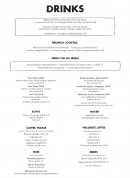 Menu Cali Uptown - Les boissons