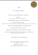 Carte et menu de Calibré huitrerie à Paris 10 — Un exemple de menu