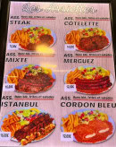 Menu Délicieux Istanbul - Les assiettes steak, assiettes mixte et assiettes instabul,...