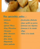 Menu Ganesha Sweets - specialites salees