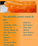 Menu Ganesha Sweets - specialites sucrees du sud