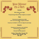 Menu La Bahianaise - Le menu déjeuner