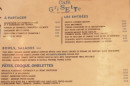 Menu La grisette - A partager, entrées et pates,...