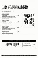 Menu La Poutinerie - Les pains garnis 