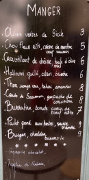 Menu Les Enfants Sauvages - Exemple de menu