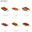 Menu Nagatomi - Les brochettes 