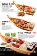 Menu Sushi Rama - Les menus bateaux et menu familly