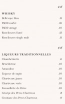 Menu Brasserie Rosie - Les digestifs page2