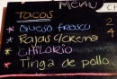 Menu Café Chilango - Les tacos