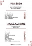 Menu Kinnosuzu - Les makis et les sus his