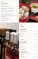 Menu Les Passagers De Beyrouth - Les délices et vins