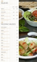 Menu Les Passagers De Beyrouth - Les salades et mezzas chaudes