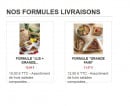 Menu Maison Bastille - Les formules livraisons
