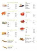 Menu Sushi fresh - A la carte suite