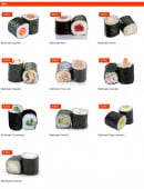 Menu Sushi Room - Les makis