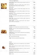 Menu Taj - Les entrées suites, desserts et spécialités de pains