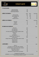 Menu Café Millésimes - Les bières, boissons fraiches et apéritifs,..