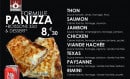 Menu Fast food One Way - La formule panizza à 8,3€