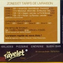 Menu La Tayelet - Les informations supplementaires
