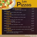 Menu La Tayelet - Les pizzas