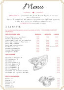 Menu Langousta Bercy - Les menus