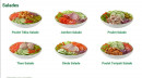 Menu Subway - Les salades