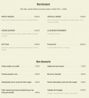 Menu Thegodfather - Les burgers et desserts